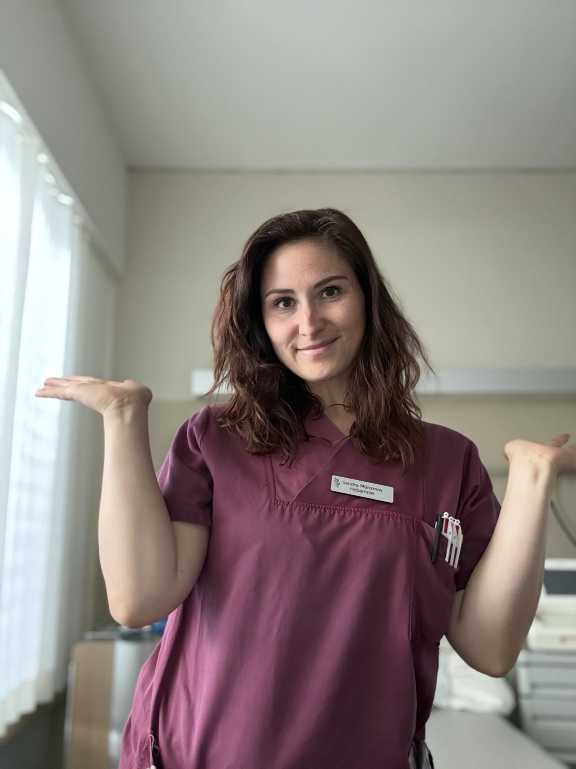 Sandra Münzmay im Klinikalltag